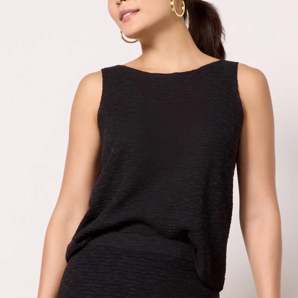 Z Supply Julia Sweater Tank – Black, Small